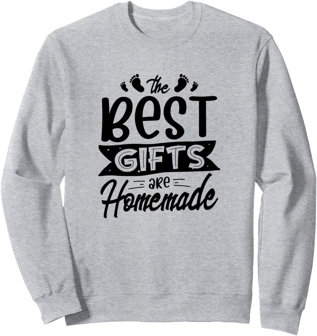 Geschenke sind hausgemachte Eltern Neugeborene Familie Sweatshirt