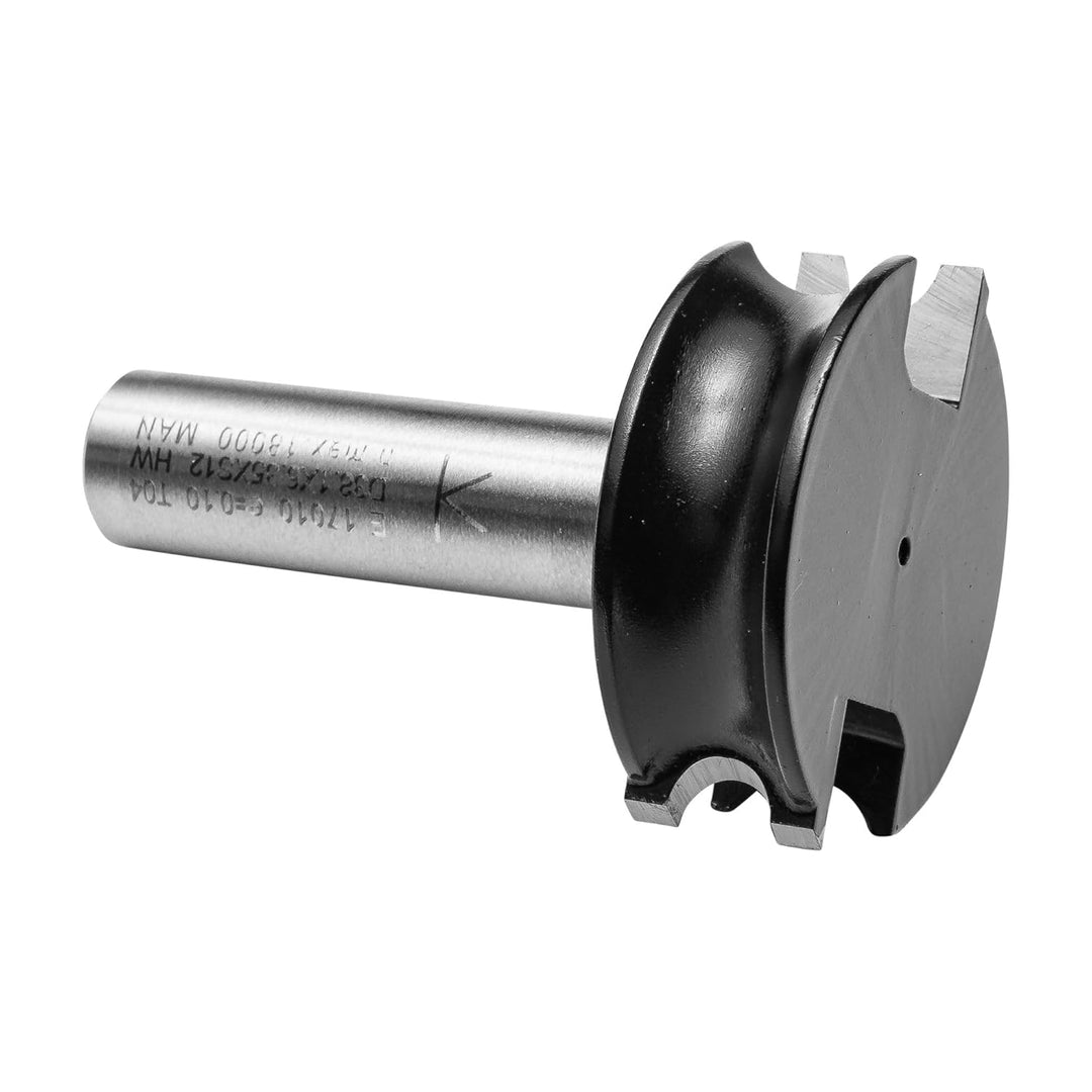 ENT 17010 Rundfräser Konvex HW, Schaft (S) 12 mm, Durchmesser (D) 38,1 mm, NL 6,35 mm, R 3,18 mm, SL