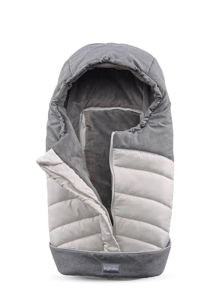 Inglesina Thermischer Winterfusssack, Blau, Warm für die Wiege, Wasserdichtes Gewebe, Weiches und Wa