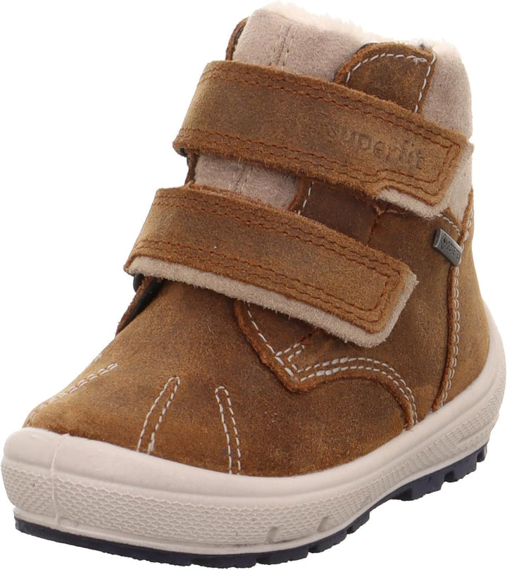 Superfit Baby-Jungen Groovy Warm Gefütterte Gore-tex Schneestiefel 19 EU Braun Beige 3010 0, 19 EU B
