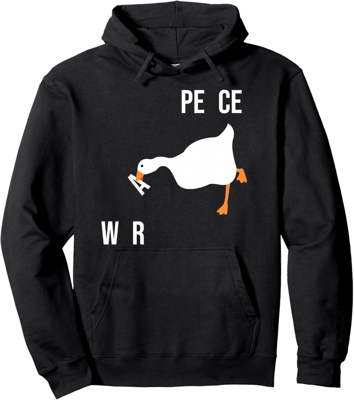 Make War Not Peace Meme Untitled Meme Goose Want Wars Pullover Hoodie