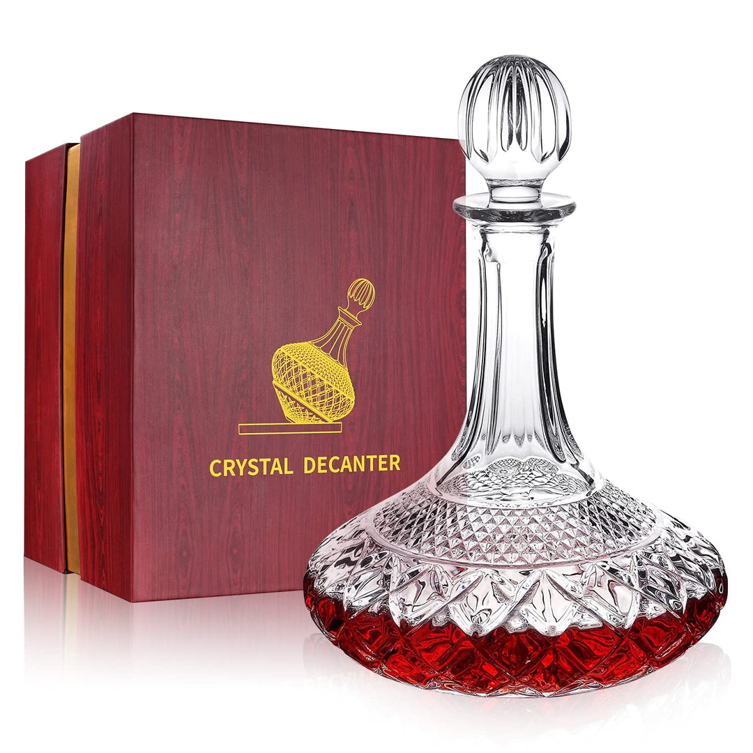 Paysky Wein Dekanter für Wein/Whiskey mit Stopfen, obere Regal-Kollektion, Dekanter mit Luxuriöser B