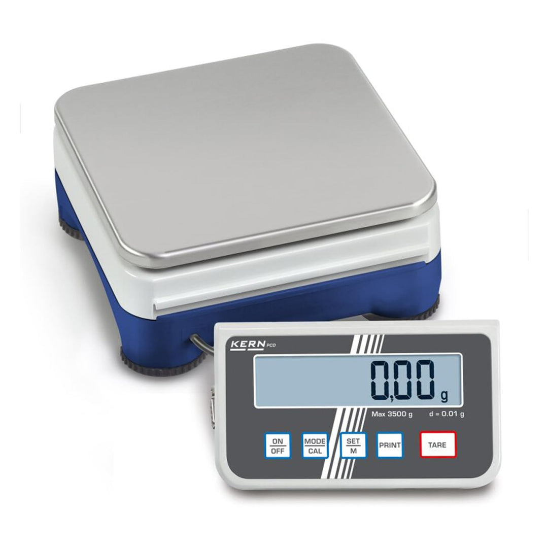 Hochauflösende Präzisionswaage mit abnehmbarem Auswertegerät für maximale Flexibilit [Kern PCD 10K0.