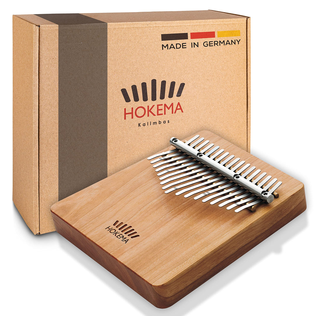Hokema Kalimba B17 C-Dur - Das Original handgefertigt in Deutschland - Daumenklavier - Leicht zu ler