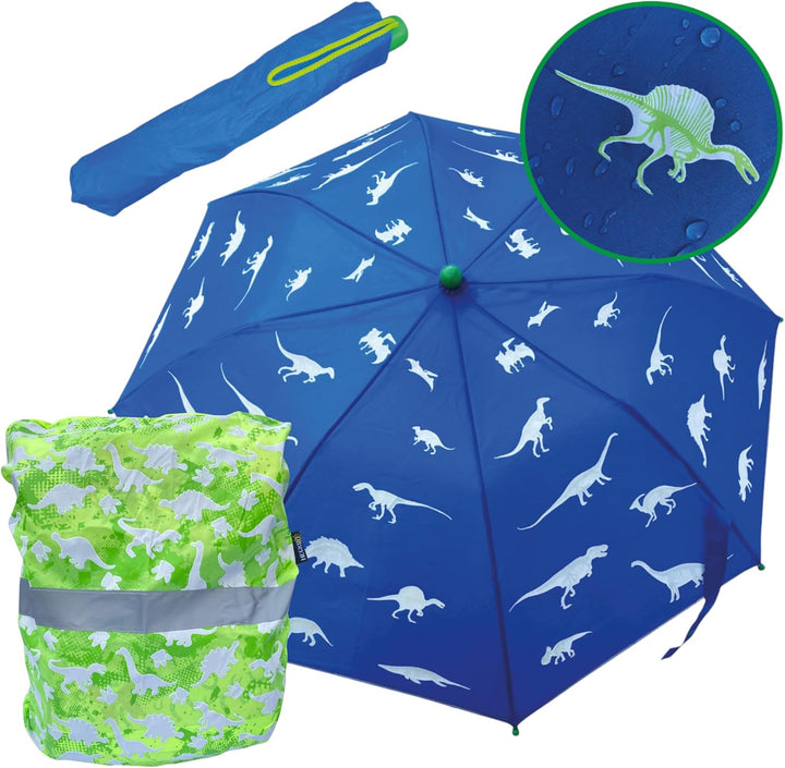 HECKBO Magic Ranzen Rucksack Regenschutz Hülle für Kinder - verschiede Motive - wechselt bei Regen d