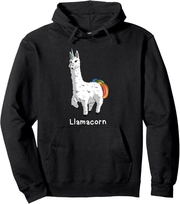 Geschenk für Mädchen Lama Einhorn Pullover Hoodie