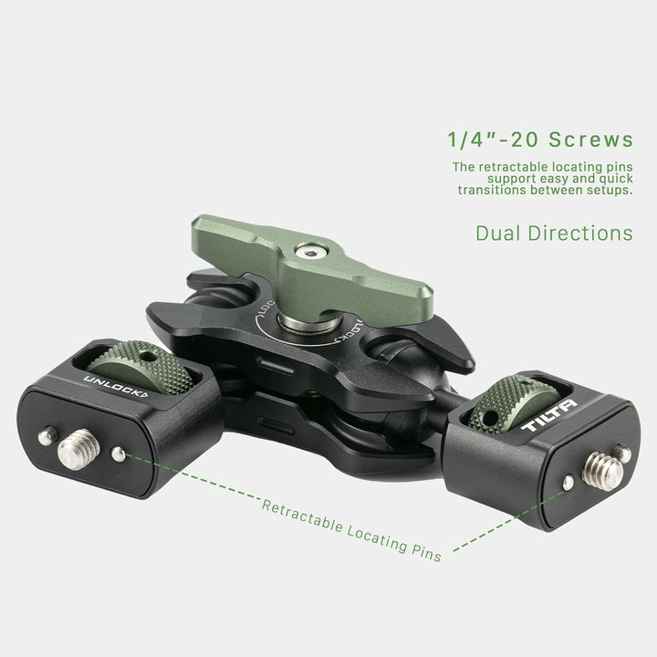 TILTA Mini Articulating Arm mit 1/4"-20 Mounting Points, Universal Magic Arm für Monitor Electronic