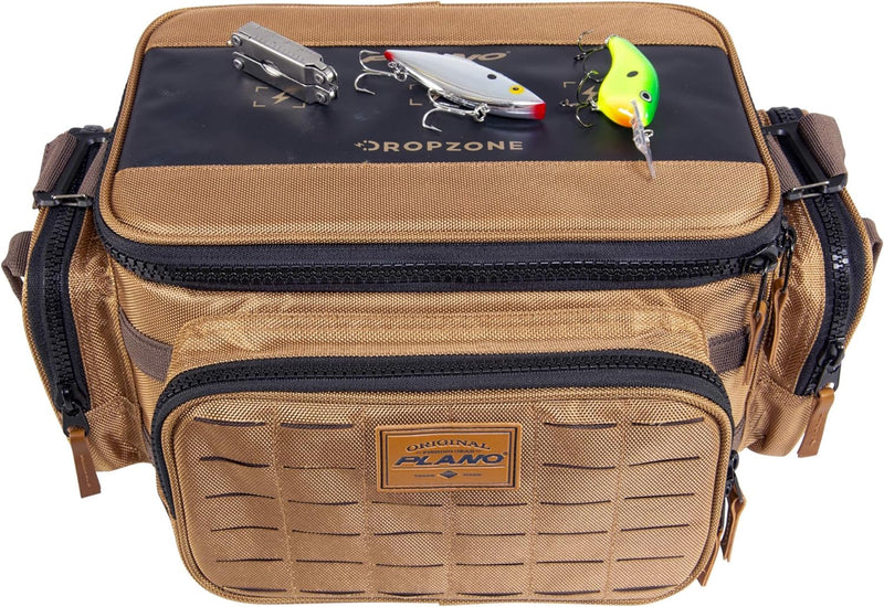 Plano Herren PLABG360 Tackle Bag, Khaki mit braunem und schwarzem Rand, 3600, 3600