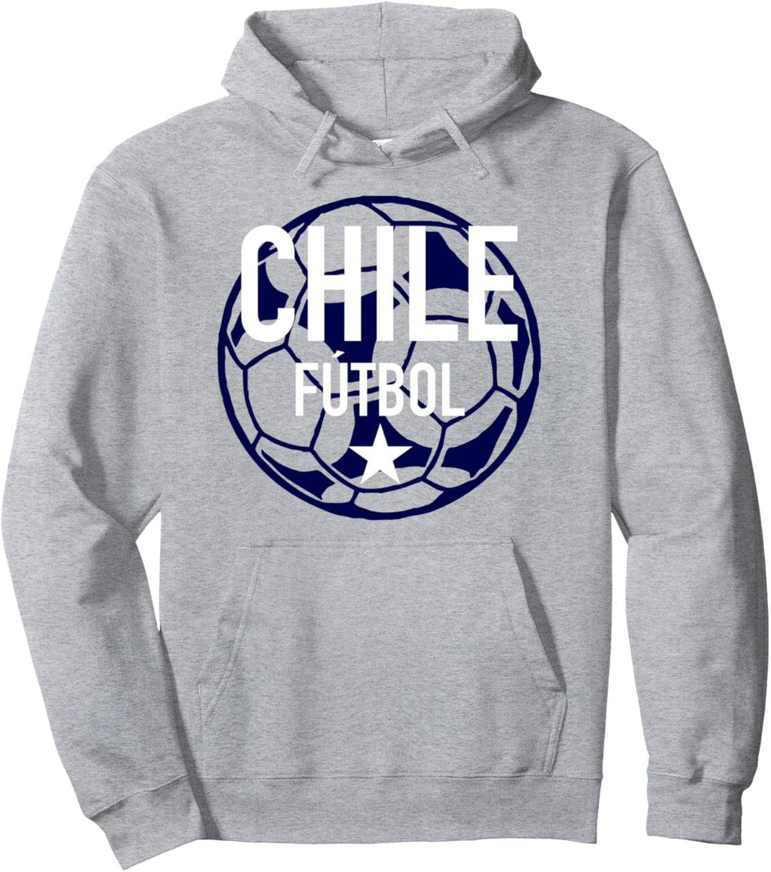 Chile Soccer Ball Futbol Pullover Hoodie