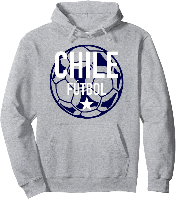 Chile Soccer Ball Futbol Pullover Hoodie