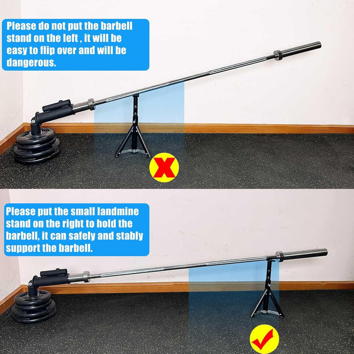 KORIKAHM Viking Press Landmine Griff für 5,1 cm olympische Langhantel, T-Bar Row Attachment Core Str