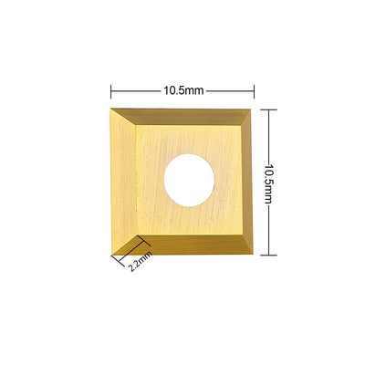 SpeTool 10pcs 10,5 MM x 10,5 MM x 2.2 MM Carbide Insert mit ATS-Beschichtung Replacement for Insert