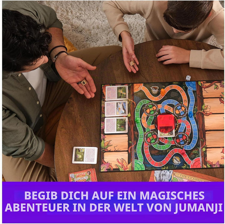 Verlag Giochi, Jumanji Das Spiel, das Klassische Abenteuer-Brettspiel für Familien und Kinder ab 8 J