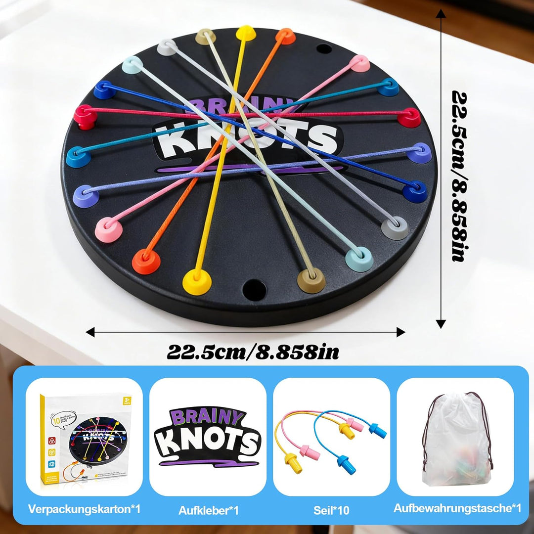 Brainy Knots Spiel Rope Herausforderungs Rätsel Knobelspiele mit Seil Logik Strategiespiel Logik Spi