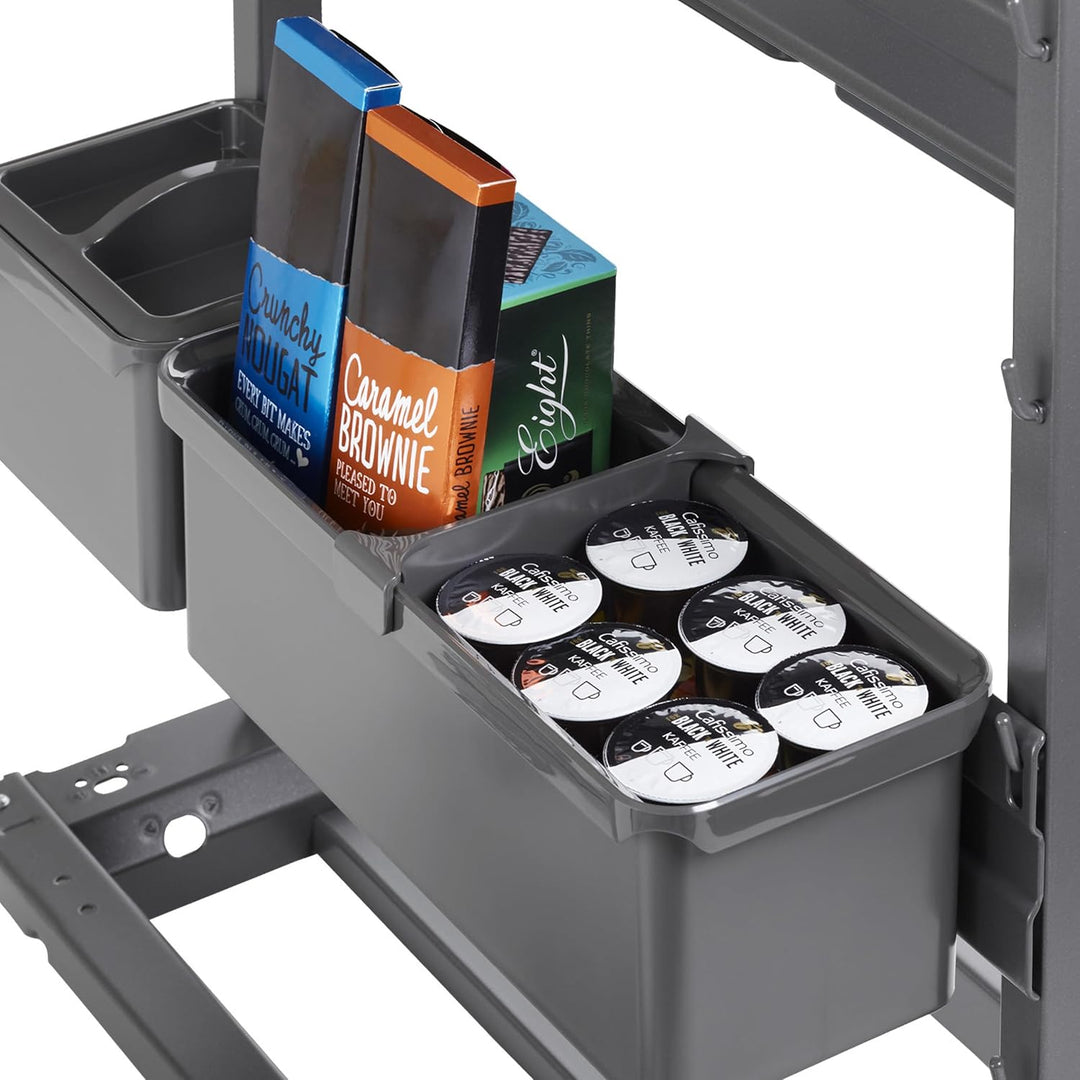 YouboXx-Set 3 Organisationssystem anthrazit für Apothekerauszug DISPENSA, DISPENSA Swing, DISPENSA j