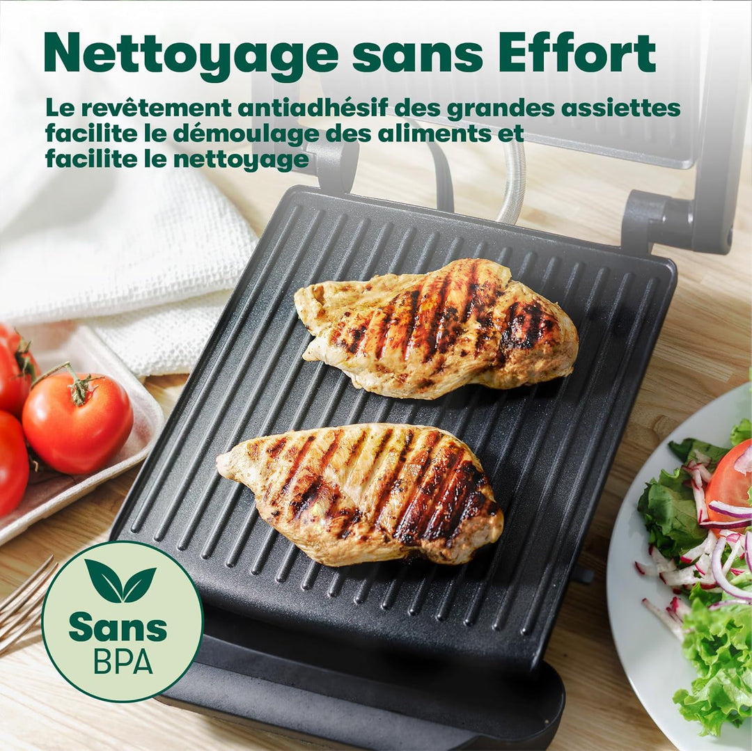 bella Panini-Presse, Sandwichmaker und elektrischer Indoor-Grill mit doppelten antihaftbeschichteten