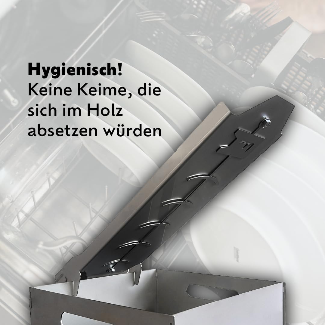 Flammlachsbrett für 78cm Feuertonne | Zubehör für Feuertonnen | Buchen-Holz Aus Nachhaltiger Forstwi