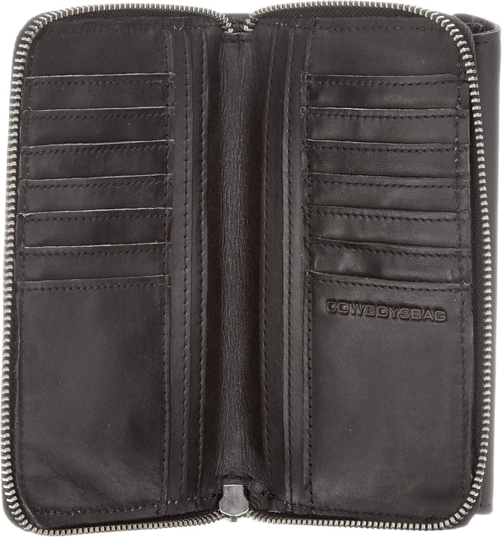 Cowboysbag Damen Purse Townsend Geldbörse, Schwarz (Black), 8x4x2,5 cm 8x4x2,5 cm Schwarz (Black), 8