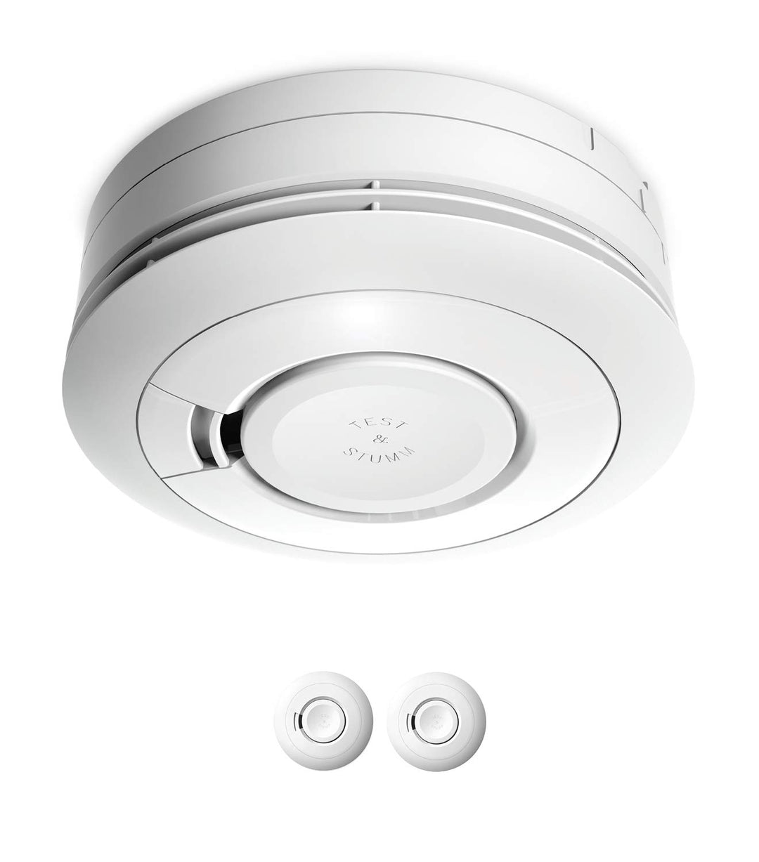 Ei Electronics Ei650 Rauchwarnmelder, Rauchmelder im 2er Set, Stand-Alone-Gerät mit Batterie für 10