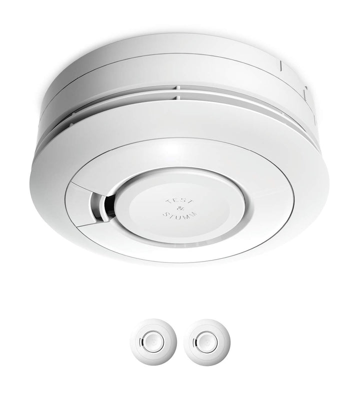 Ei Electronics Ei650 Rauchwarnmelder, Rauchmelder im 2er Set, Stand-Alone-Gerät mit Batterie für 10