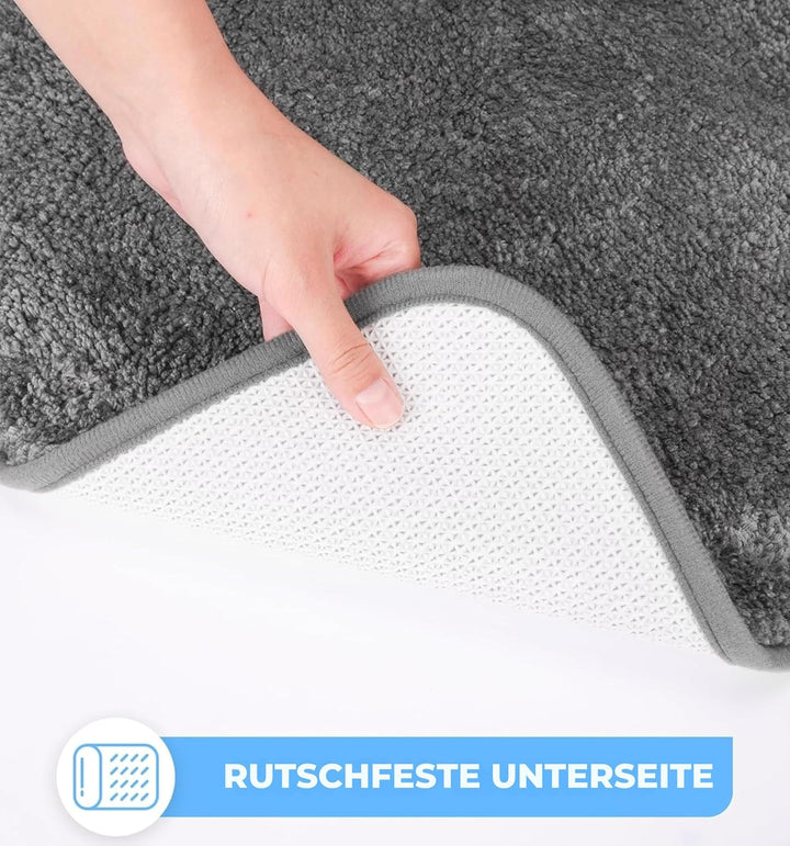 Sentidos Badematte Badteppich rutschfeste,weicher Badezimmerteppich Wasserabsorbierend maschinenwasc