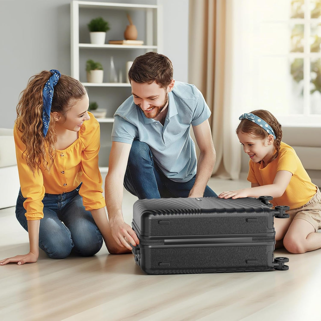 Joyway Kofferset 6tlg Hartschale Leicht mit 4 Rollen und TSA-Schloss Der Gepäcksets Enthält 1 Multif