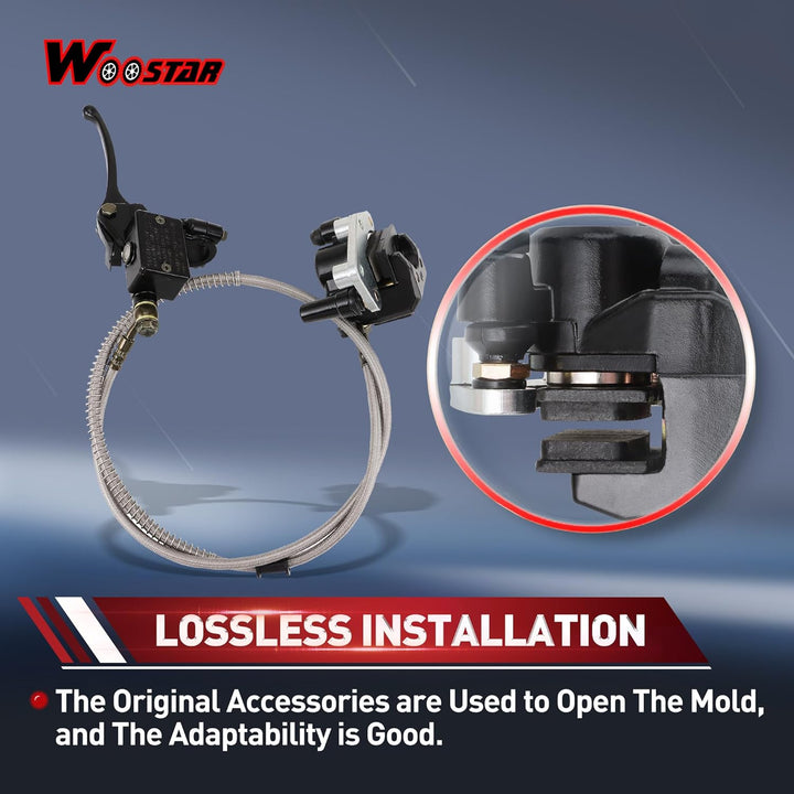 WOOSTAR Vorne Scheibenbremse Kit Ersatz für 110ccm 125ccm Dirt Pitbike ATV Quad Roller