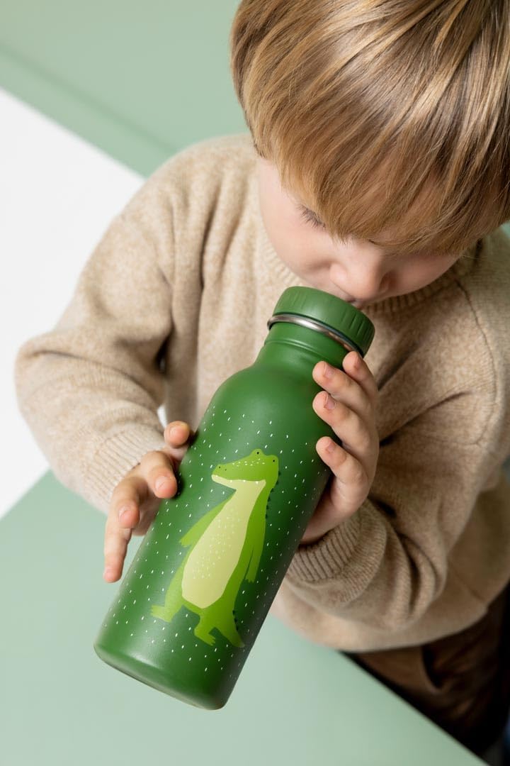 Trixie Trinkflasche Kinder 500ml, Wasserflasche Kindergarten, auslaufsicher | Kinderflasche für Jung