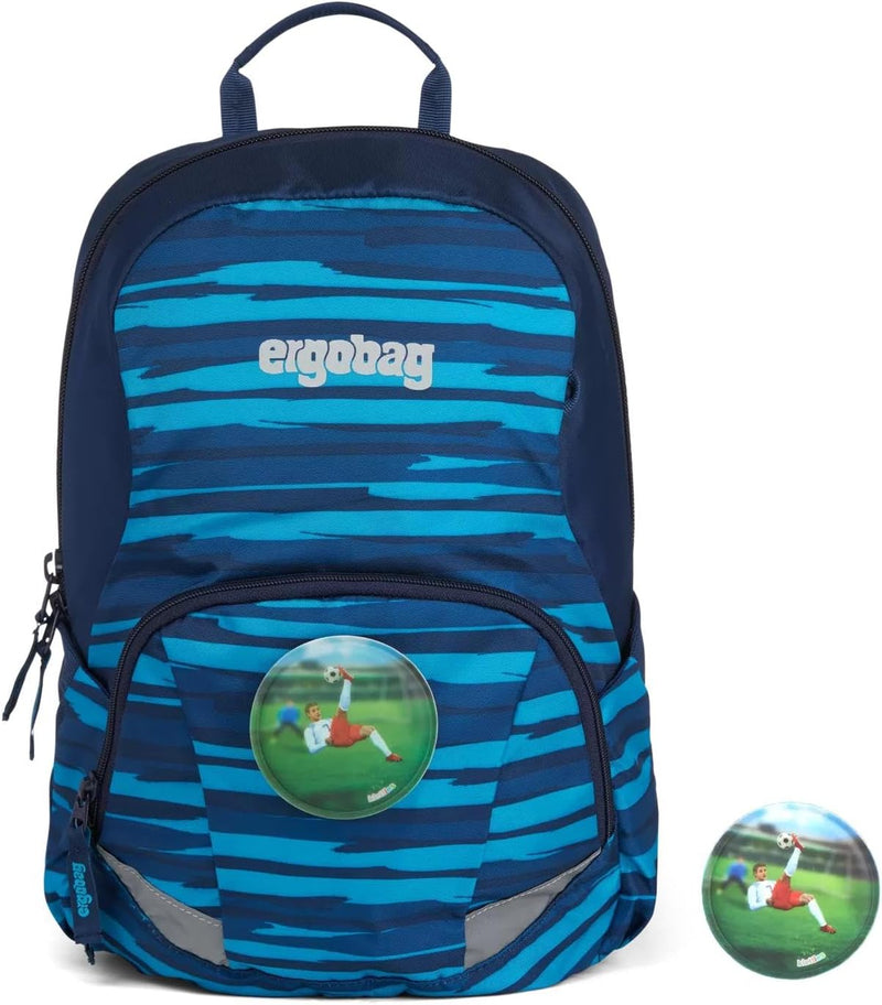 ergobag Unisex Kinder Ease Large Kids Backpack Rucksack Einheitsgrösse Bärt - Blau, Einheitsgrösse B