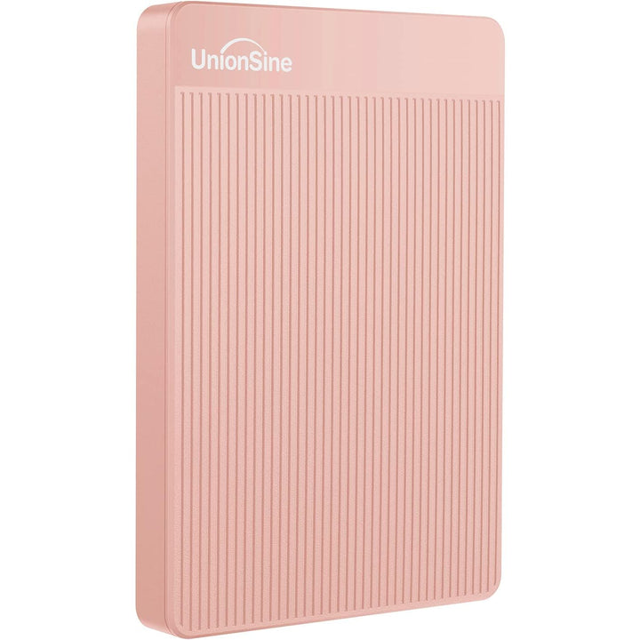 UnionSine Externe Festplatte 500GB ultradünn tragbar 2,5 Zoll USB 3.0, SATA, Festplattenspeicher für
