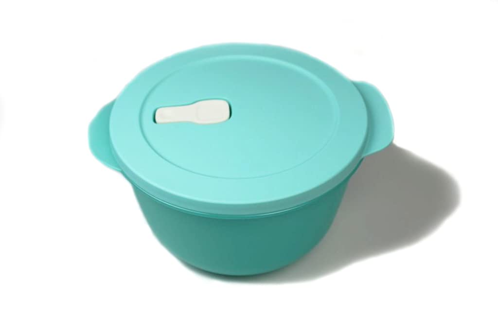Tupperware Mikrowelle CrystalWave 2,0 L helles türkis Mikro Micro Wave Plus Fix 38609