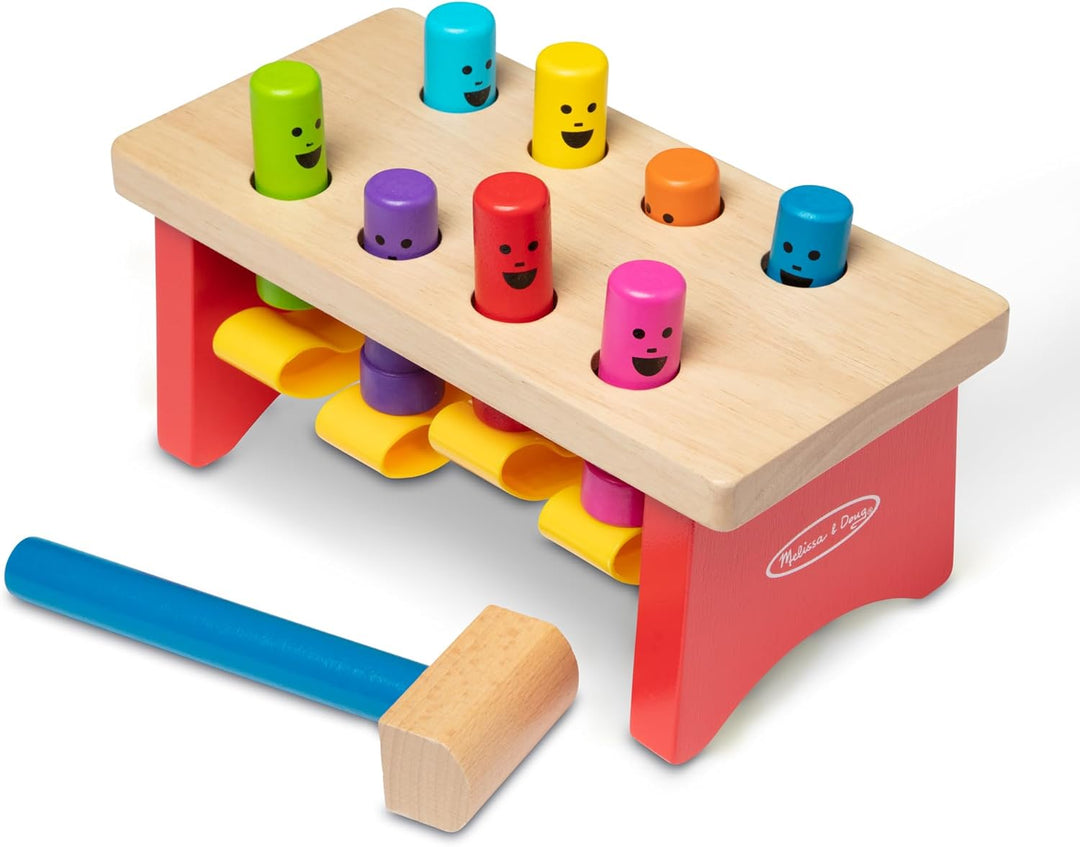 Melissa &amp; Doug - Werkbank zum Hämmern und Klopfen, Lernspielzeug, für Kinder ab 2 Jahren, für Jungen
