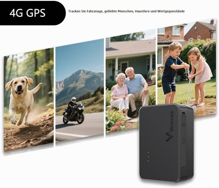 TKMARS TK913 Klein GPS Tracker, 1500mAh magnetisch wasserdicht, Mini Echtzeit-Ortungsgerät Peilsende