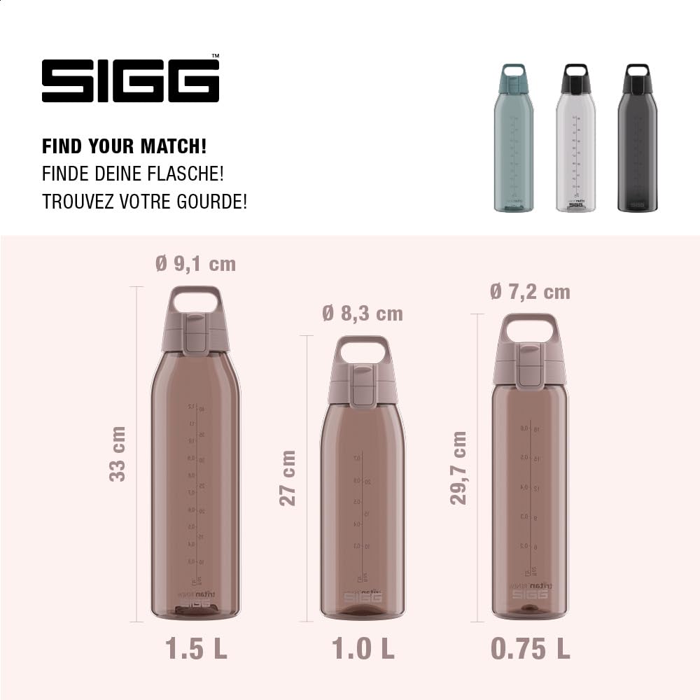 Sigg - Tritan Trinkflasche - Total Color ONE Dusk - Für Kohlensäurehaltige Getränke Geeignet - Spülm