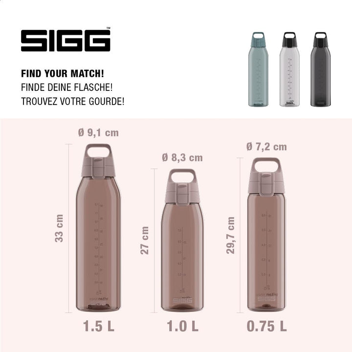 Sigg - Tritan Trinkflasche - Total Color ONE Dusk - Für Kohlensäurehaltige Getränke Geeignet - Spülm