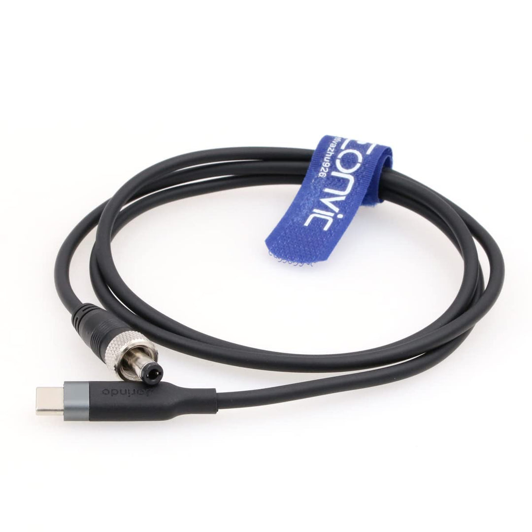 Netzkabel für Atomos Ninja V Zwo ASI Gekühlte Kameras PD USB 3.1 Typ C zu Locking DC Power Jack