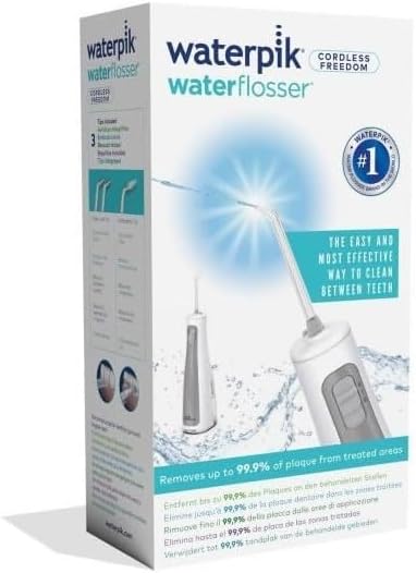 Waterpik Cordless Freedom Waterflosser kabellose Munddusche, wasserdicht und batteriebetriebe, ideal