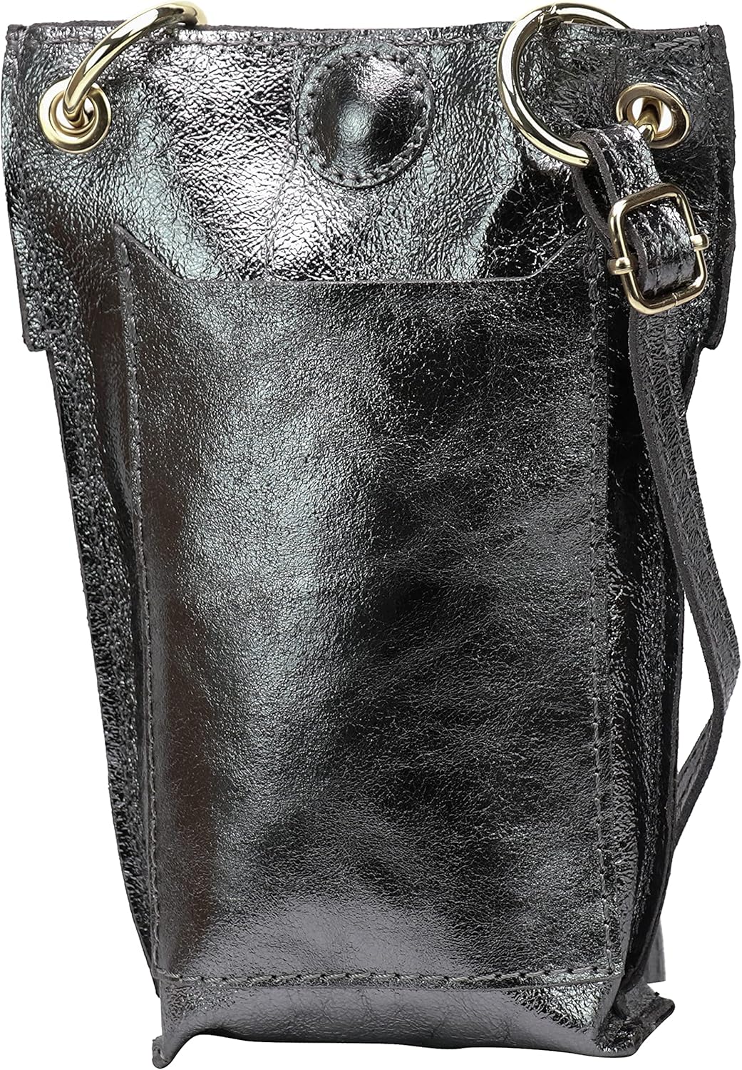 SH Leder Damen Echtleder Umhängetasche Handytasche Geldbörse Multifunktion Beutel Mini Bote Abnehmba