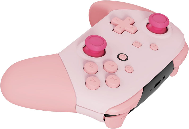 eXtremeRate Griff Hülle Set kompatibel mit Nintendo Switch Pro Controller, DIY-Ersatz Front Case/Bac
