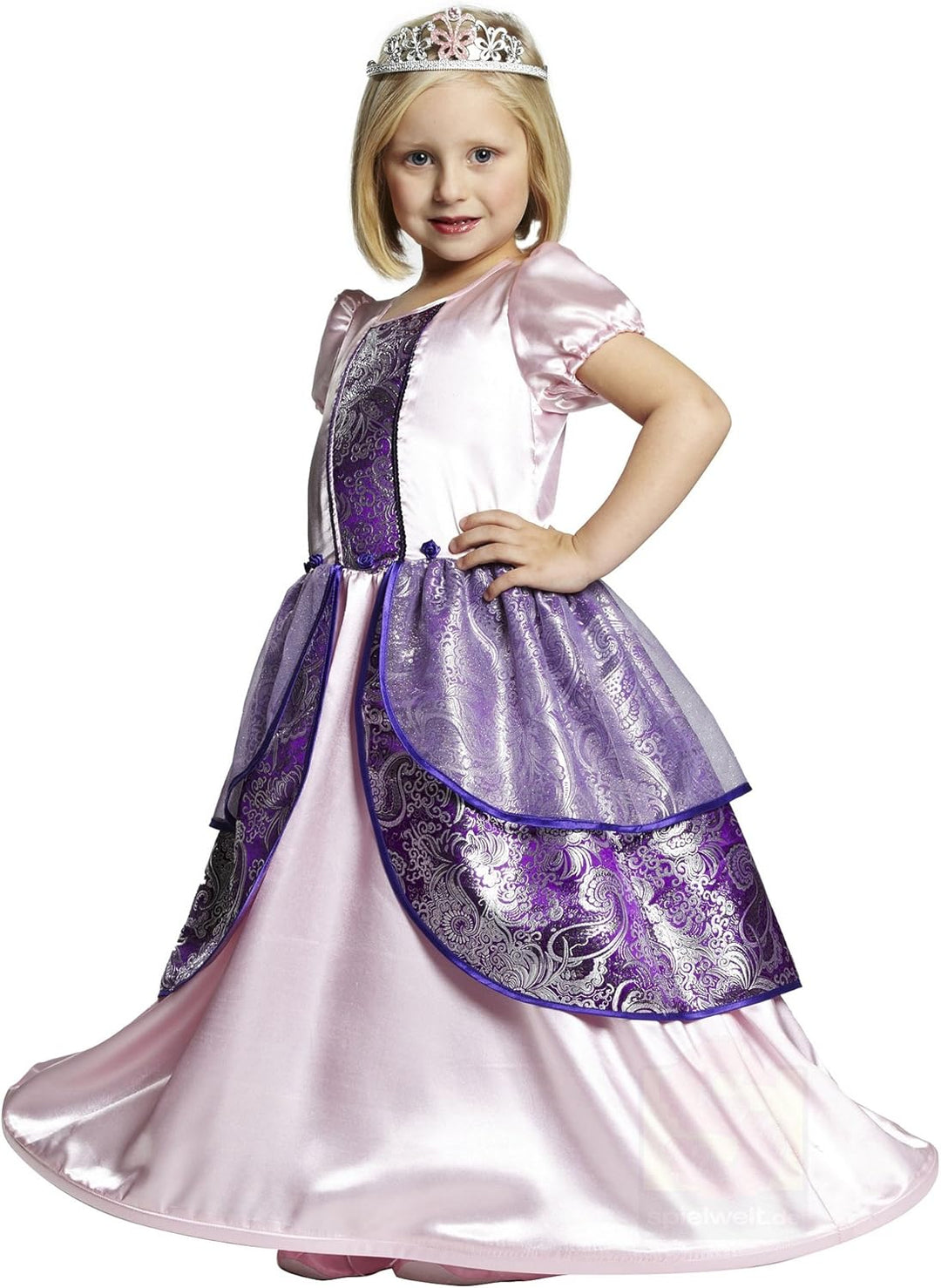 Rubie's 12719-116 Rubies Prinzessin Bella Mädchen Kinder Kostüm Kleid Fasching Karneval Verkleiden: