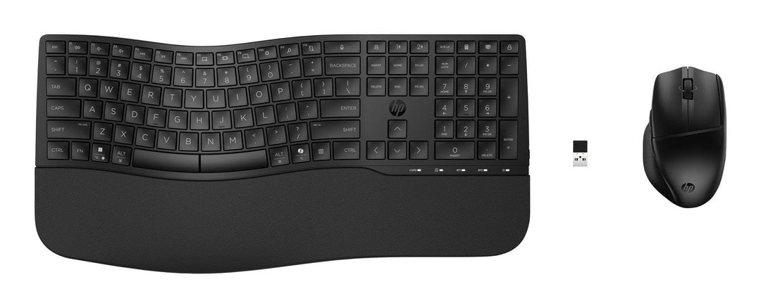 HP 680 Combo kabellose Tastatur und Maus, 6 programmierbare Tasten, optischer Sensor mit 1200 DPI, b
