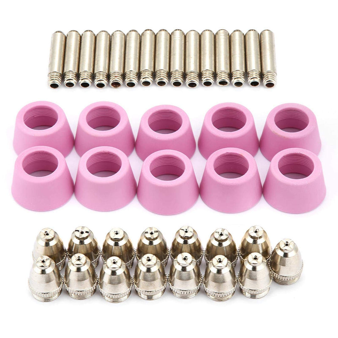 Kuuleyn Plasmaschneider Zubehör P60, 40 Stück/Set AG60 SG55 Plasmaschneider Schneidbrenner Verbrauch
