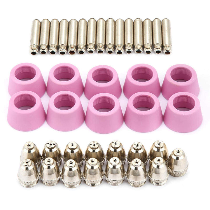 Kuuleyn Plasmaschneider Zubehör P60, 40 Stück/Set AG60 SG55 Plasmaschneider Schneidbrenner Verbrauch