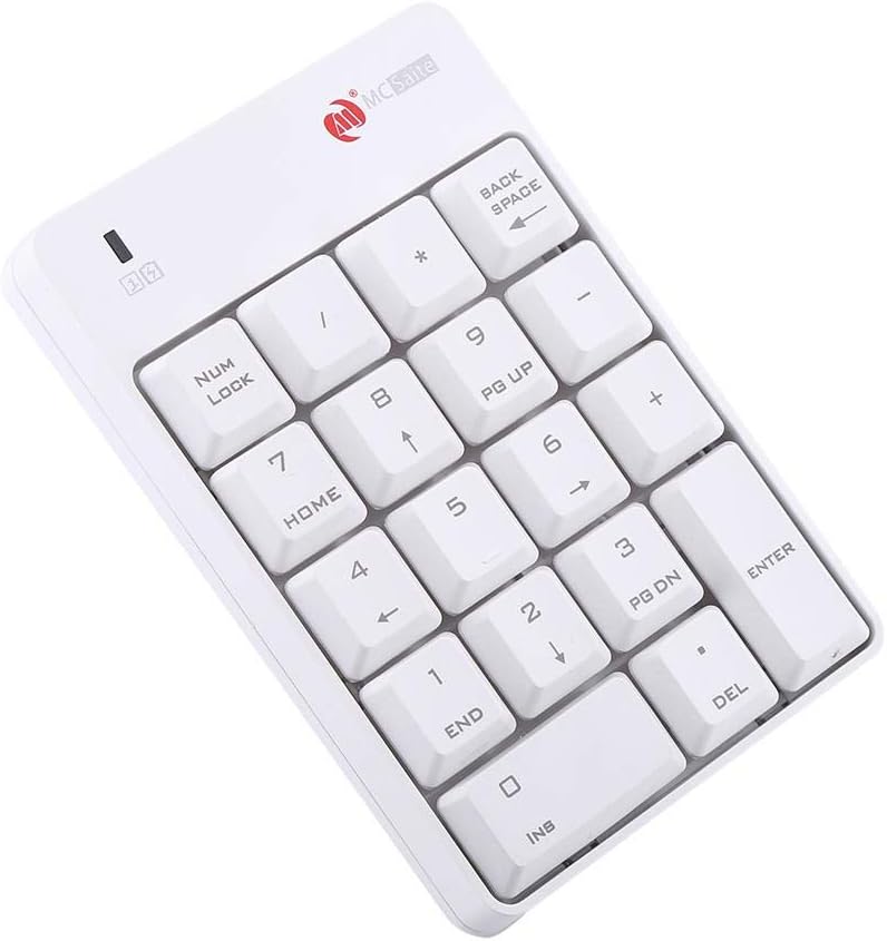 Ziffernblock - 2,4 GHz Wireless USB Zifferntastatur Zifferntasten Nummer 18 für Computer, Desktop, P