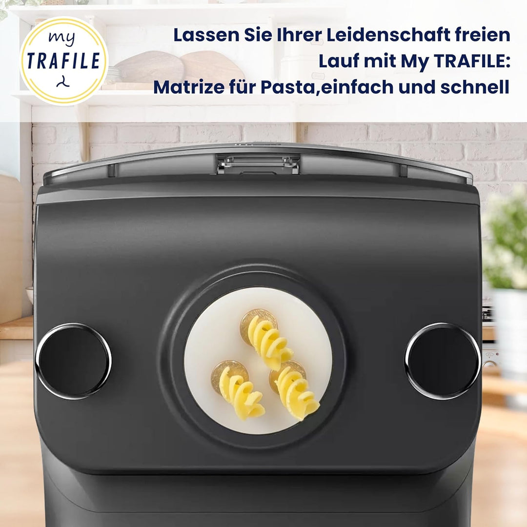 My Trafile – Matrize Linie Pro N°458 Fusillo 3P 10mm aus POM mit professionellen Einsätzen, kompatib