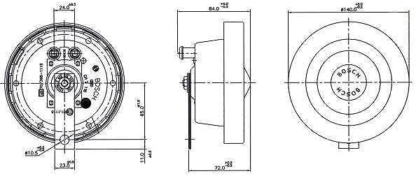 Bosch 0 320 223 028 Horn
