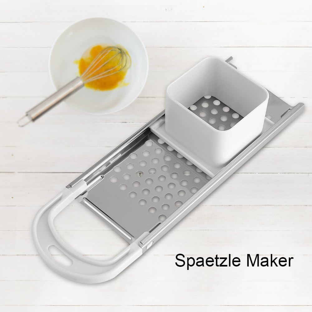 Fdit Spätzle-Maker aus Edelstahl für die Küche, Nudeln, Teigtaschenmacher, Pasta, Kochwerkzeug für K