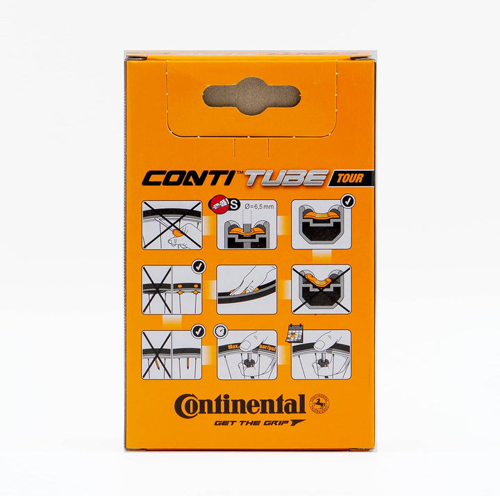 Continental Fahrradreifen Grand Prix 4 Season 32 Bundle mit Luftschlauch Fahrrad Tour 28, Season 32