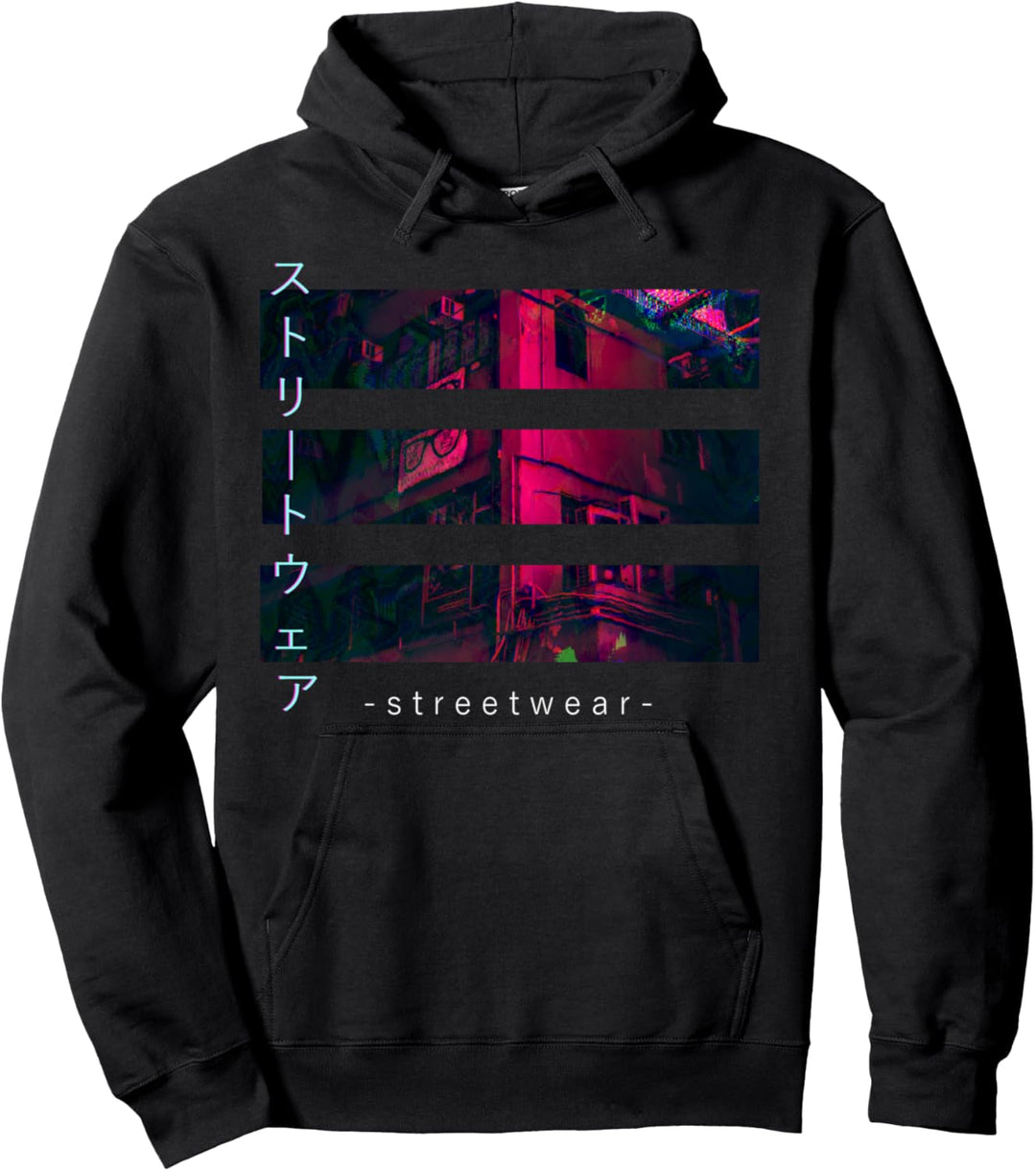 Japan Tokyo House Streetwear Vaporwave Aesthetic Otaku Gift Pullover Hoodie