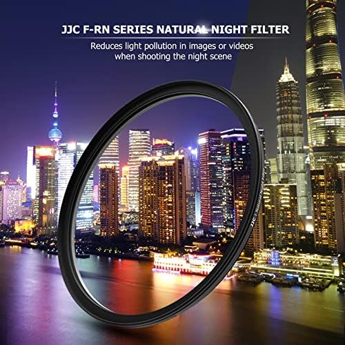 JJC 58mm Natürlicher Nachtlinsen Filter, Nacht Himmel Lichtverschmutzung Reduktion Filter für Canon
